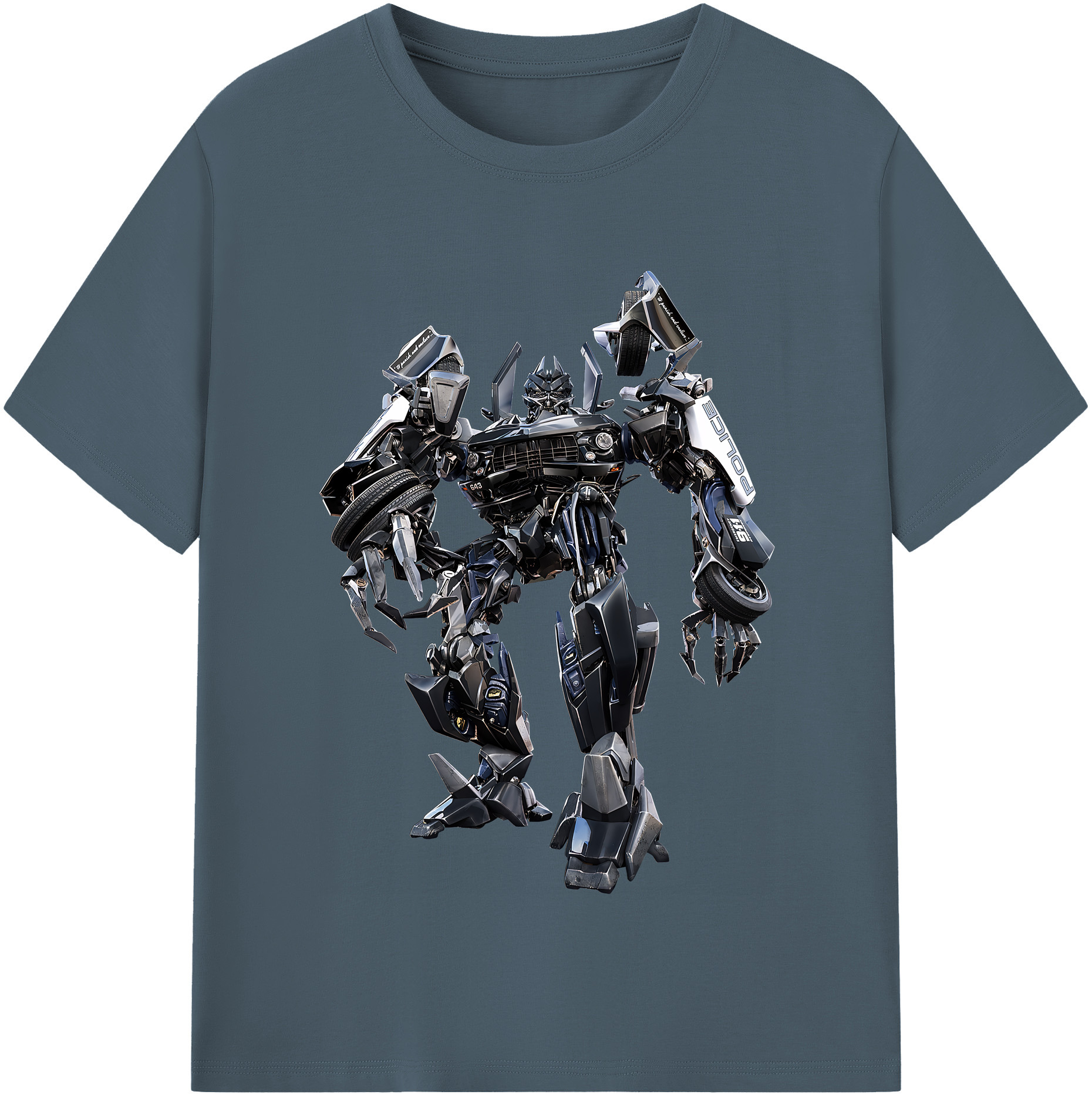 （画像用） Transformers トランスフォーマー 綿100％半袖Tシャツ（フロントプリント）